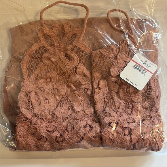 Free People Adella Slip Dress Rose Pink Size Extra Small XS NWT FP One - Picture 7 of 7